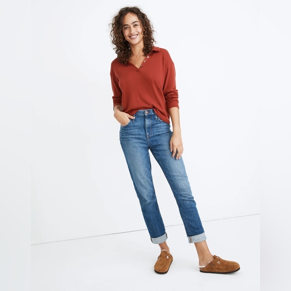 Madewell Blue The High Rise Slim Boy Jeans Denim Size 25 cotton blend